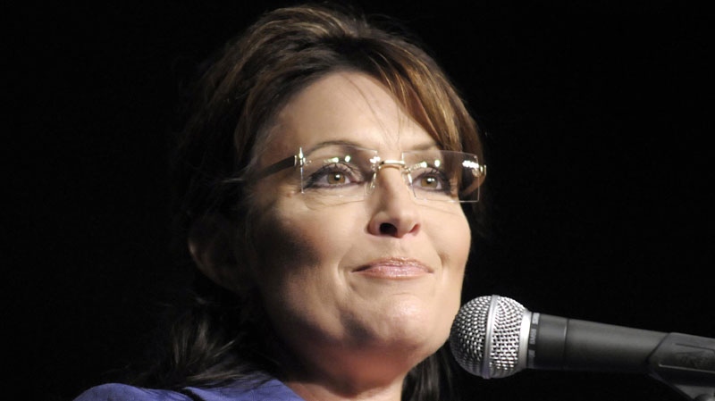 In this Sept. 15, 2010 file photo, former Alaska Governor Sarah Palin appears as the featured speaker at the Oklahoma Council of Public Affair's annual Liberty Gala at the Convention Center in Tulsa, Okla. (AP Photo/Brandi Simons, File)