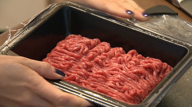 Recalled meat from Alberta's XL Foods is shown in this undated file photo. 