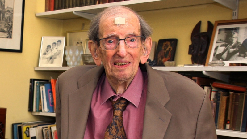 Eric Hobsbawm at his house in London, England in September, 2012.
