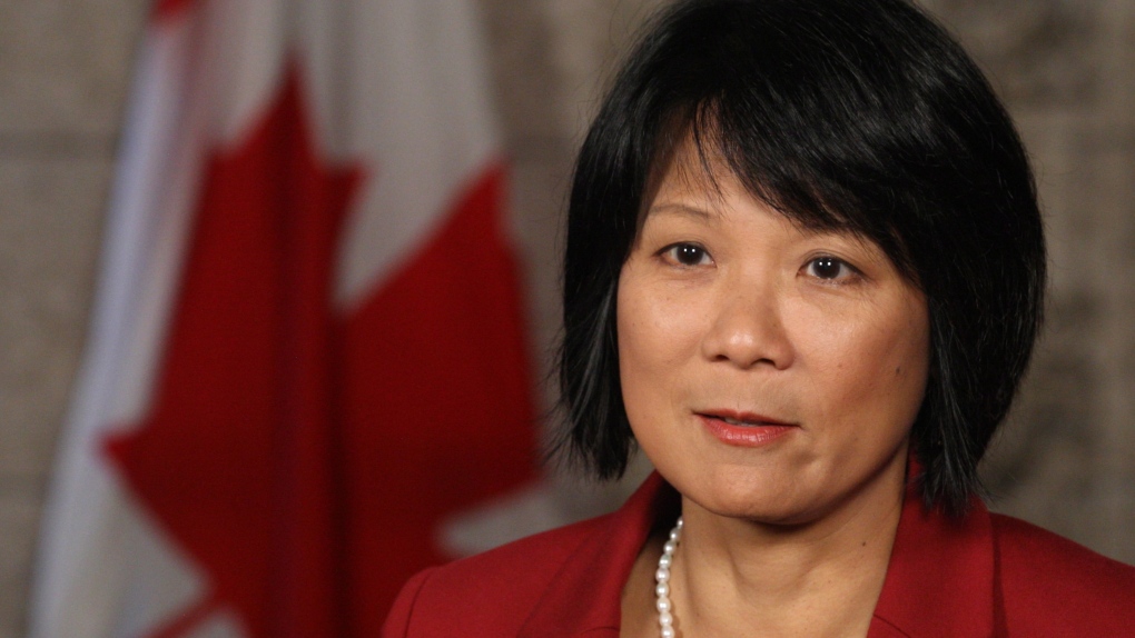 NDP MP Olivia Chow, wife of the late NDP leader Jack Layton, holds a news conference in Ottawa, Mond