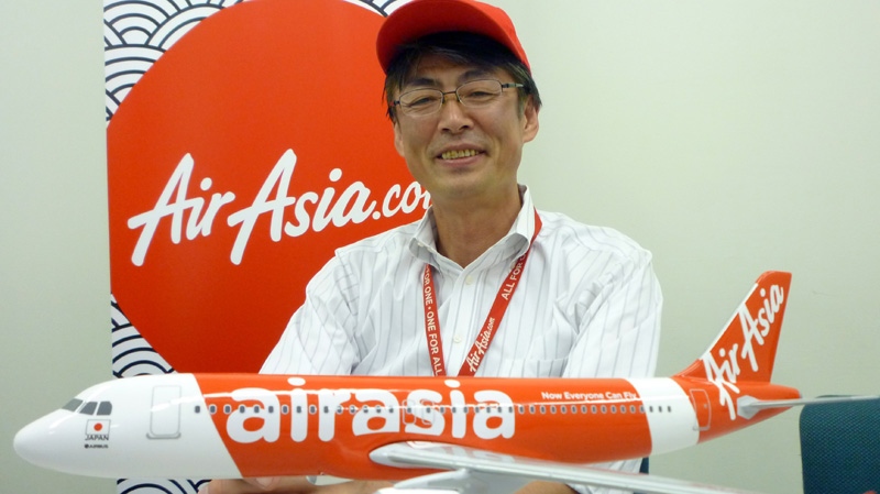 AirAsia Japan President Kazuyuki Iwakata in Tokyo on Sept. 28, 2012.