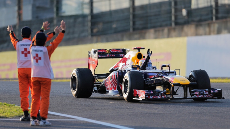 Sebastian Vettel wins the Japanese F1 Grand Prix