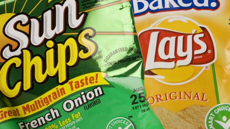 Bags of potato chips from Pepsico's Frito-Lay division