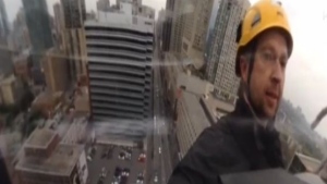 360 view, tower rappel