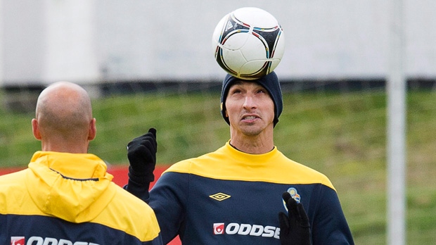 Zlatan Ibrahimovic on Oct. 10, 2012.