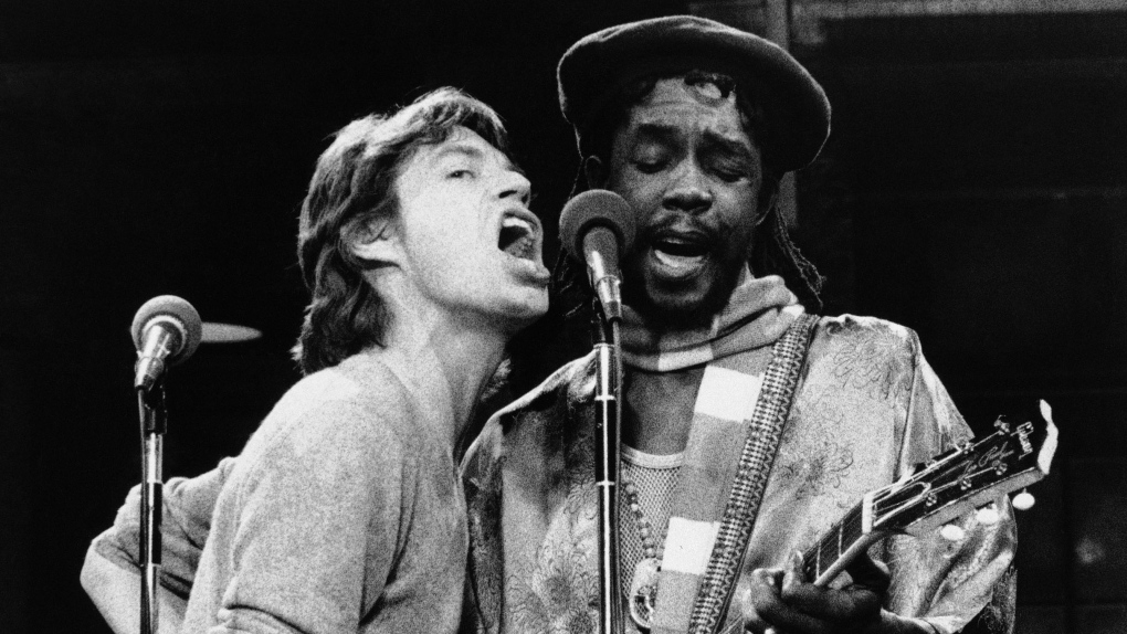 Mick Jagger and Peter Tosh in New York