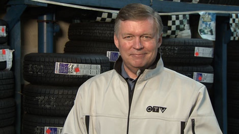Chris Olsen tests claims that certain tires can save gas money. Oct. 12, 2010. (CTV)