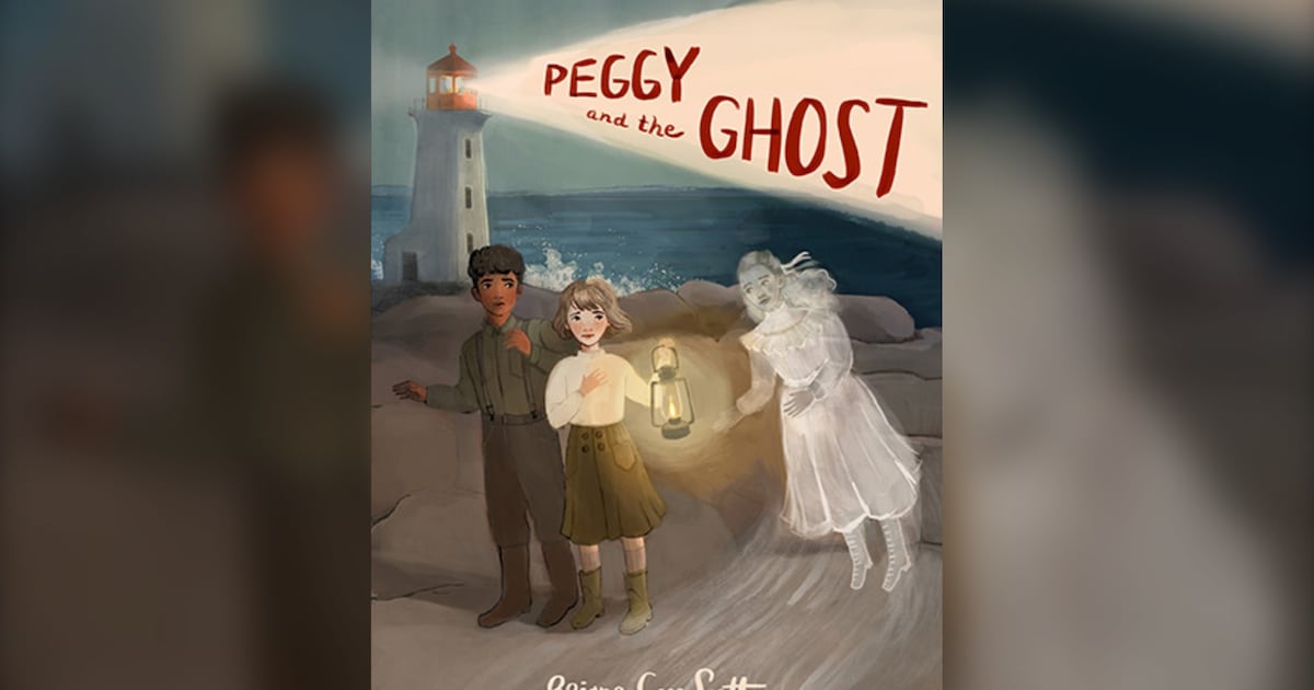 Peggy and the Ghost” của tác giả Brianna Corr Scott là truyện ma dành cho thiếu nhi lấy bối cảnh Peggy’s Cove thập niên 1950. (Ảnh: CTVNews)