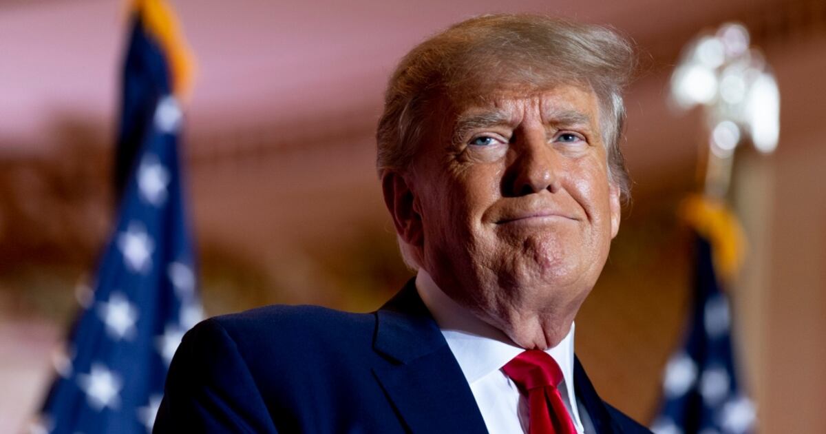 Trump Rdm Former U.S. President Donald Trump announces a White House bid for 2024