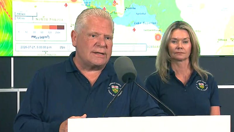 ‘A bunch of rubbish’: Ontario Premier Ford responds to Trump over threats of wildfire smoke tariffs