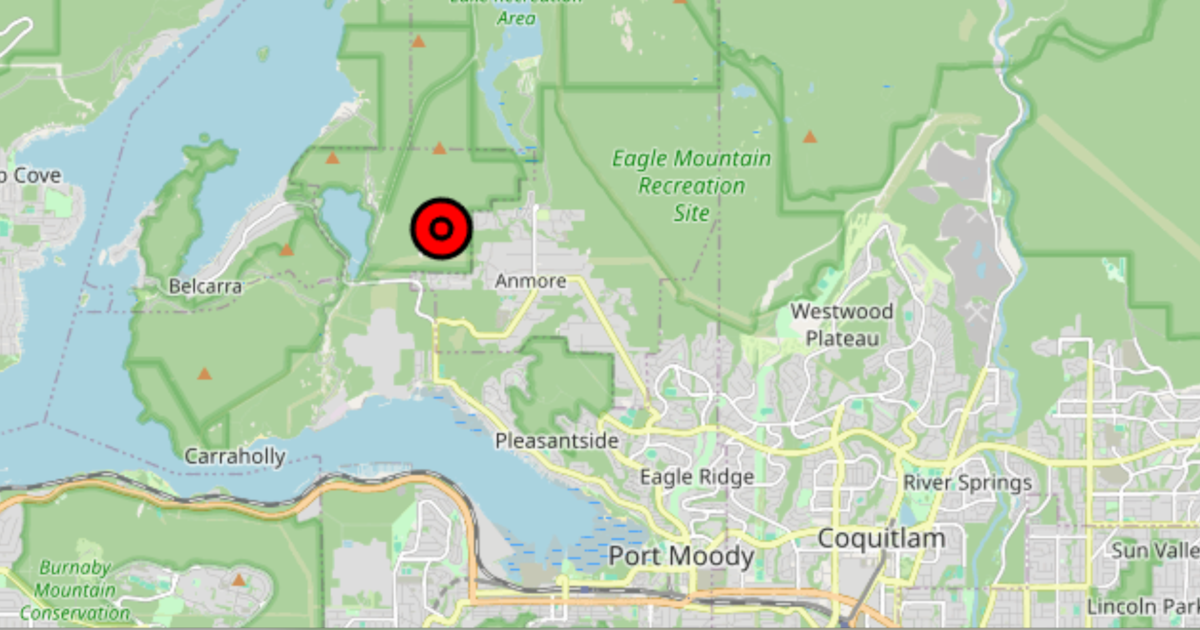 Out-of-control wildfire burning in Metro Vancouver park