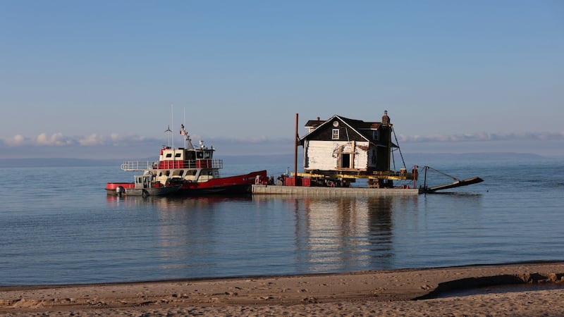 Oldest known Métis home in Ontario takes a trip across Georgian Bay