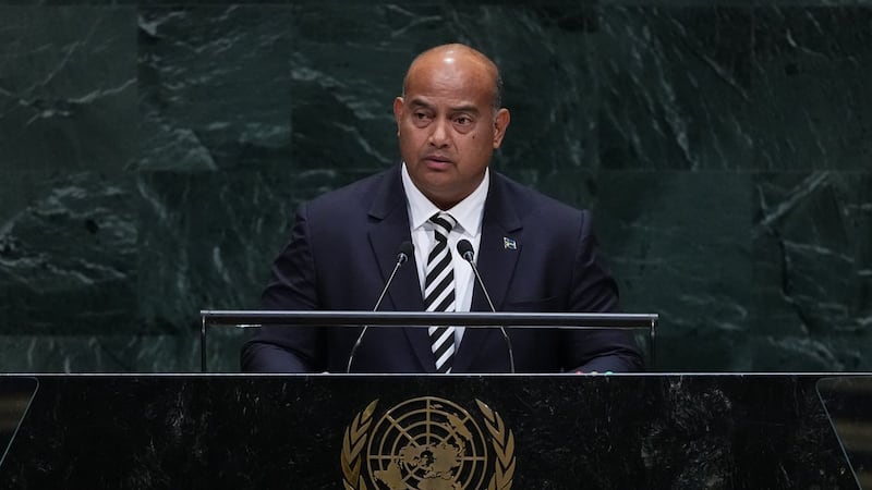 A nation renamed stands up at the UN: 'Say our name. Naoero.'