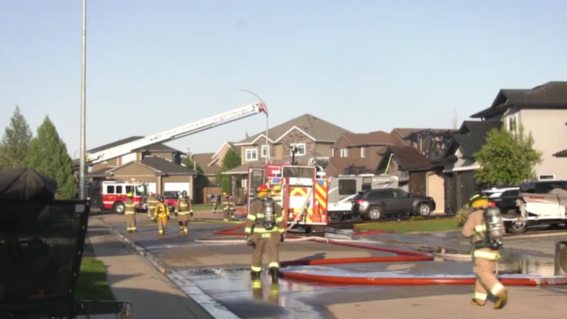 Two homes destroyed, several damaged in Warman fire