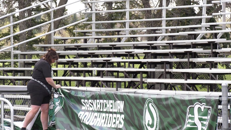 Saskatchewan Roughriders making the most of home away from home