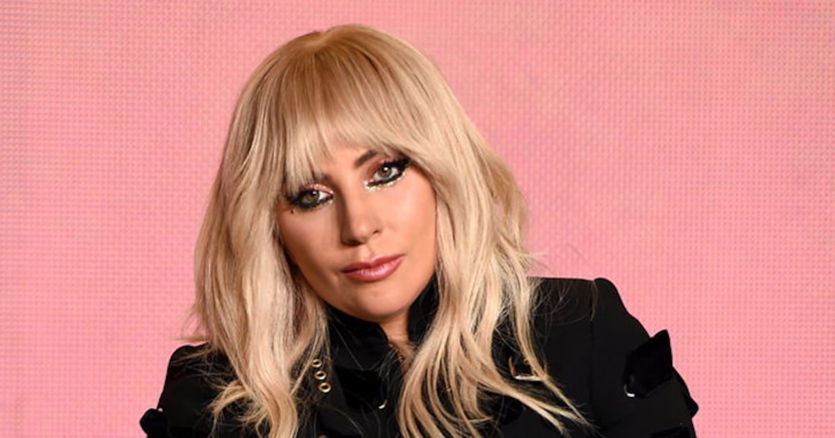 Photo: CTV News TORONTO, ON - SEPTEMBER 08: Singer Lady Gaga speaks onstage at the "Lady Gaga: Five Foot Two" press conference during 2017