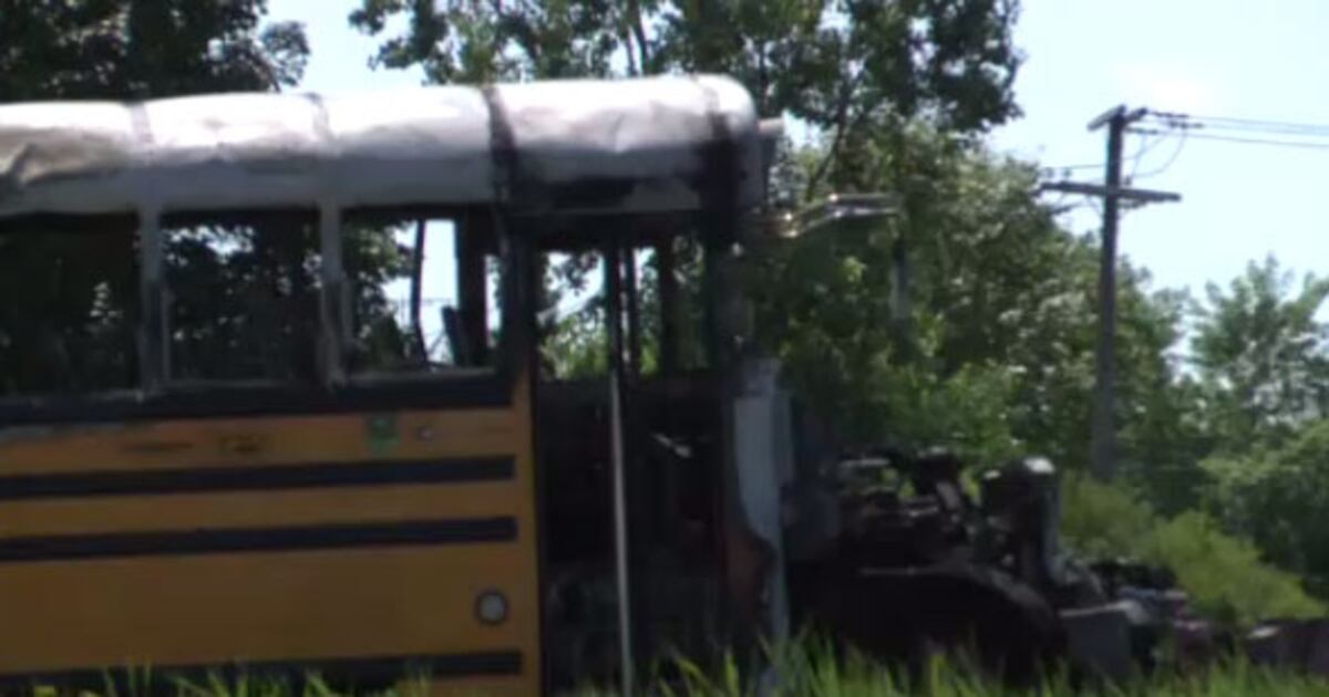 Exploding Bus Engine School bus fire caused by electrical problem in engine: owner