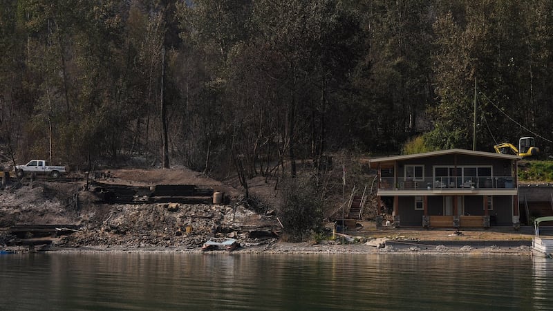 245 Okanagan Indian Band structures damaged or destroyed by Bradley Creek fire