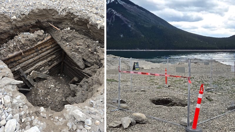Parks Canada explores unknown underground structure at Lake Minnewanka