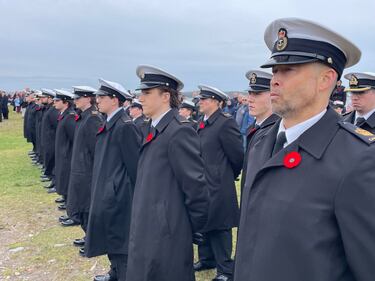 Remembrance Day ceremony at Point Pleasant Park in Halifax, N.S. on Tuesday, Nov. 11, 2025. (CTV Atlantic/ Carl Pomeroy)