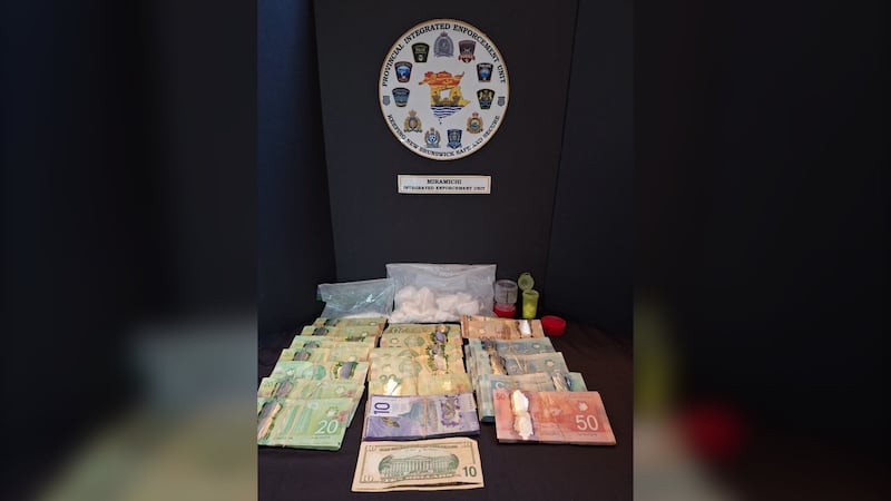 Man charged for cocaine trafficking after Miramichi, N.B., police seize drugs, cash
