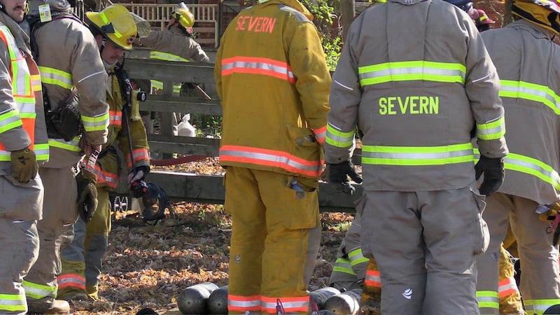 Single-family home destroyed in Severn fire, deemed a total loss