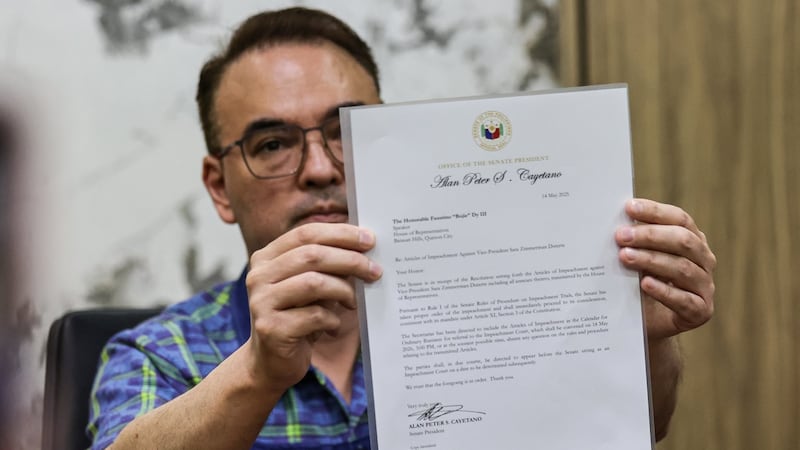 Philippine senator wanted by the International Criminal Court flees from Senate