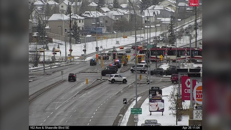 1 person transported to hospital after being struck by C-Train in southwest