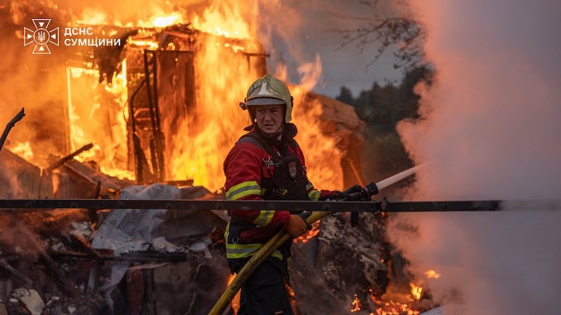 Russian drone strike on a passenger bus in Ukraine kills 5 people and wounds at least 7 others