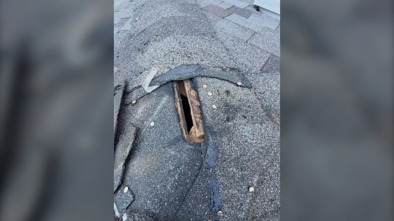 ‘Test your smoke detectors’: Rooftop fire possibly caused by lightning strike