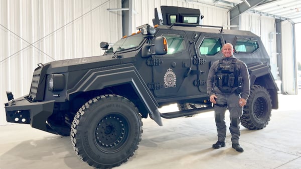 Sudbury police unveil first armoured vehicle for high-risk incidents