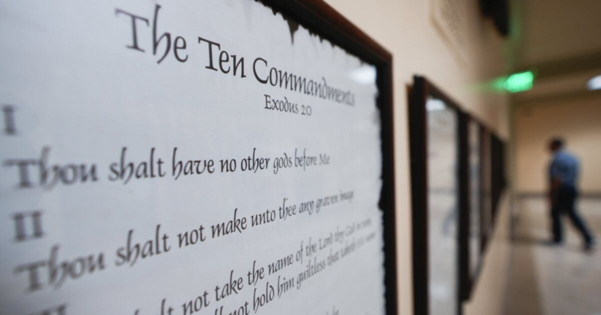 U.S. appeals court to reconsider Louisiana’s Ten Commandments law it ...