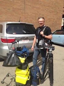 Galen and his gear. (Credit: Galen McDougall)