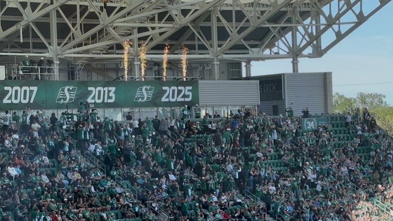 ‘Haven’t even looked at it’: Roughriders focus solely on 2026 as 2025 championship banner unveiled