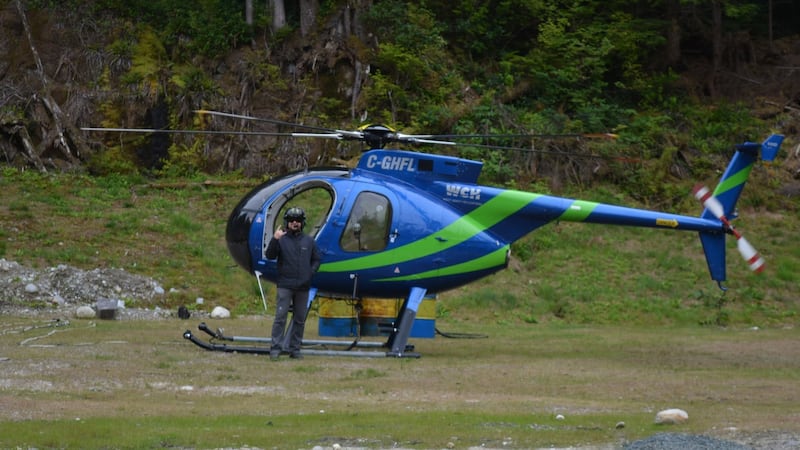 2 dead in helicopter crash in remote area of B.C. coast