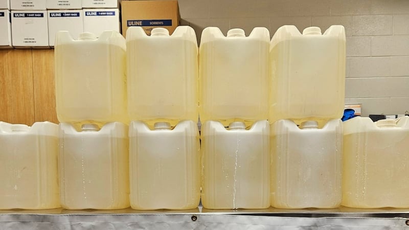 Alberta RCMP seize 250 litres of GHB during traffic stop east of Calgary