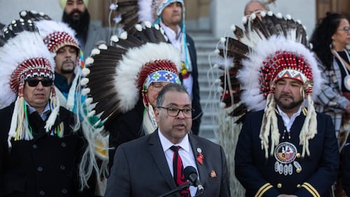 ‘We think there were errors made in law’: Danielle Smith pushes back against Alberta NDP call on province to stop fighting First Nations in court over duty to consult
