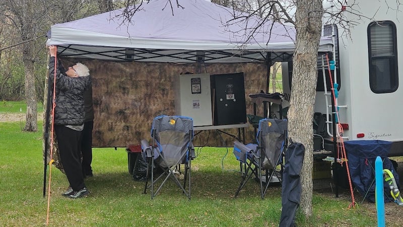 Sask. May long weekend campers battle bad weather to kick off summer season