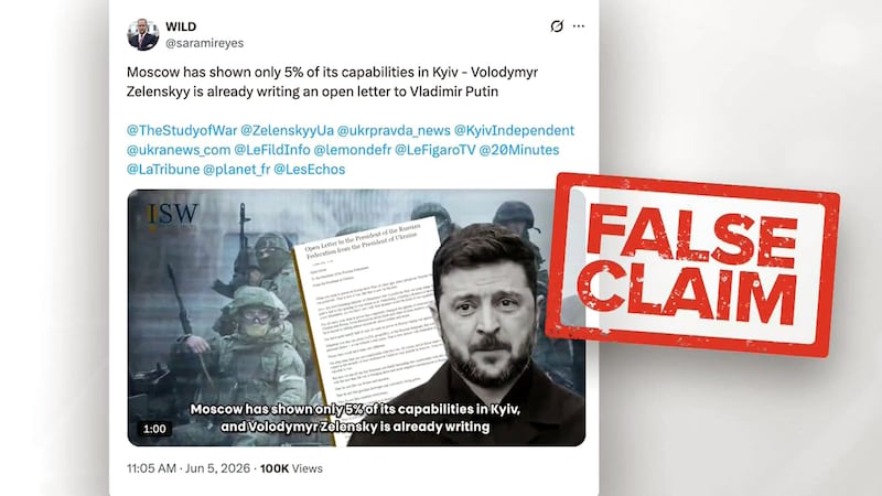 Investigator warns of Russian disinformation campaign targeting Zelenskyy