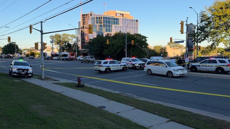Pedestrian in life-threatening condition after collision in Mississauga