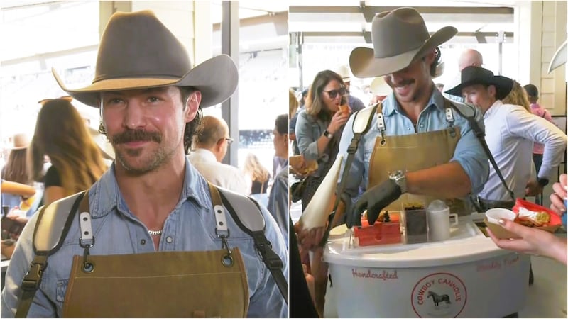 Viral Cannoli Cowboy delivers desserts at Calgary Stampede
