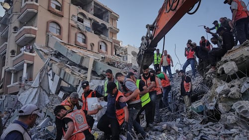 Building collapse in Gaza kills at least 21 people, and other Mideast developments