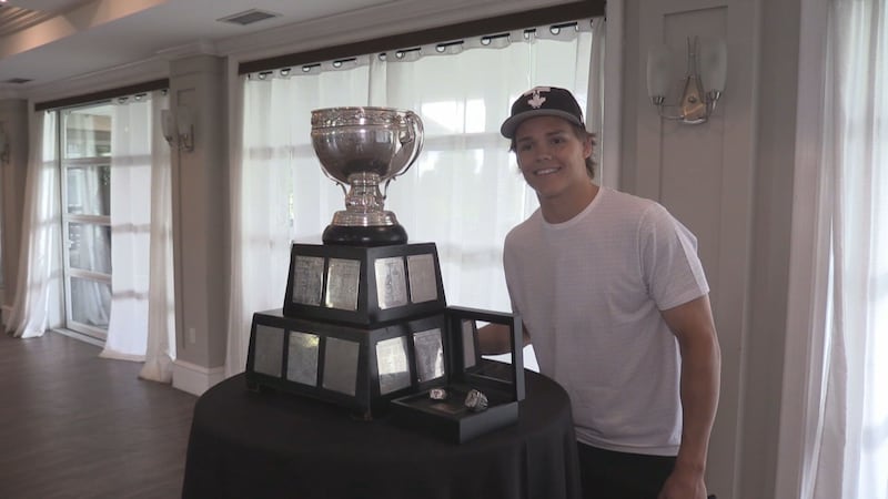 ‘Dream come true’: Easton Cowan reflects on rookie year while preparing for upcoming season