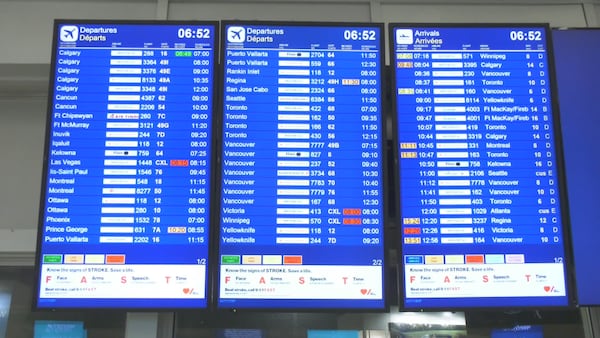 Some Canadian airlines suspend U.S. routes, but one is expanding