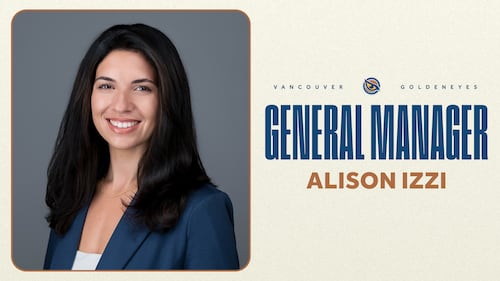 Vancouver Goldeneyes name Alison Izzi as new general manager