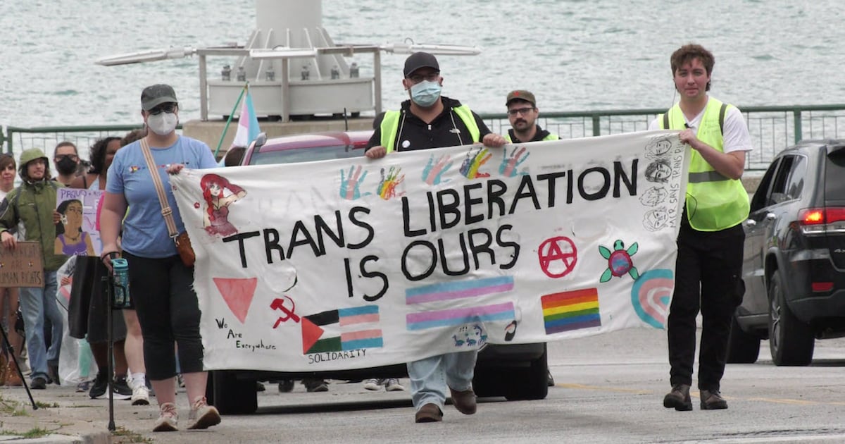 Show of solidarity and support: Alliance for Trans Youth hosts third annual march in Downtown Windsor