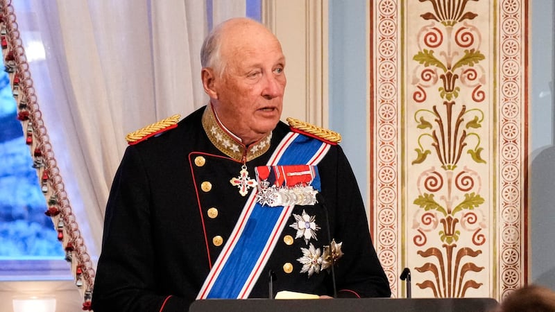 King Harald of Norway is hospitalized for treatment in connection with a blood disease