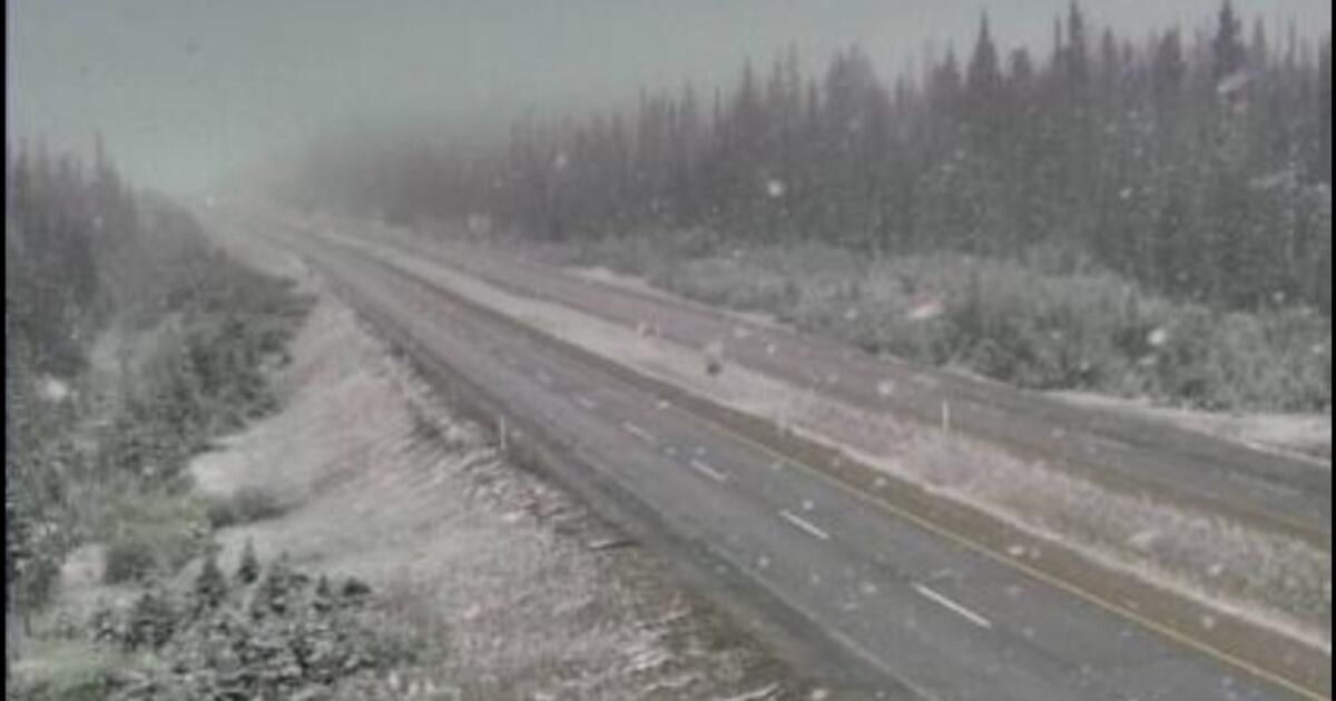 'June-uary has arrived': Snow falls on Interior highway passes