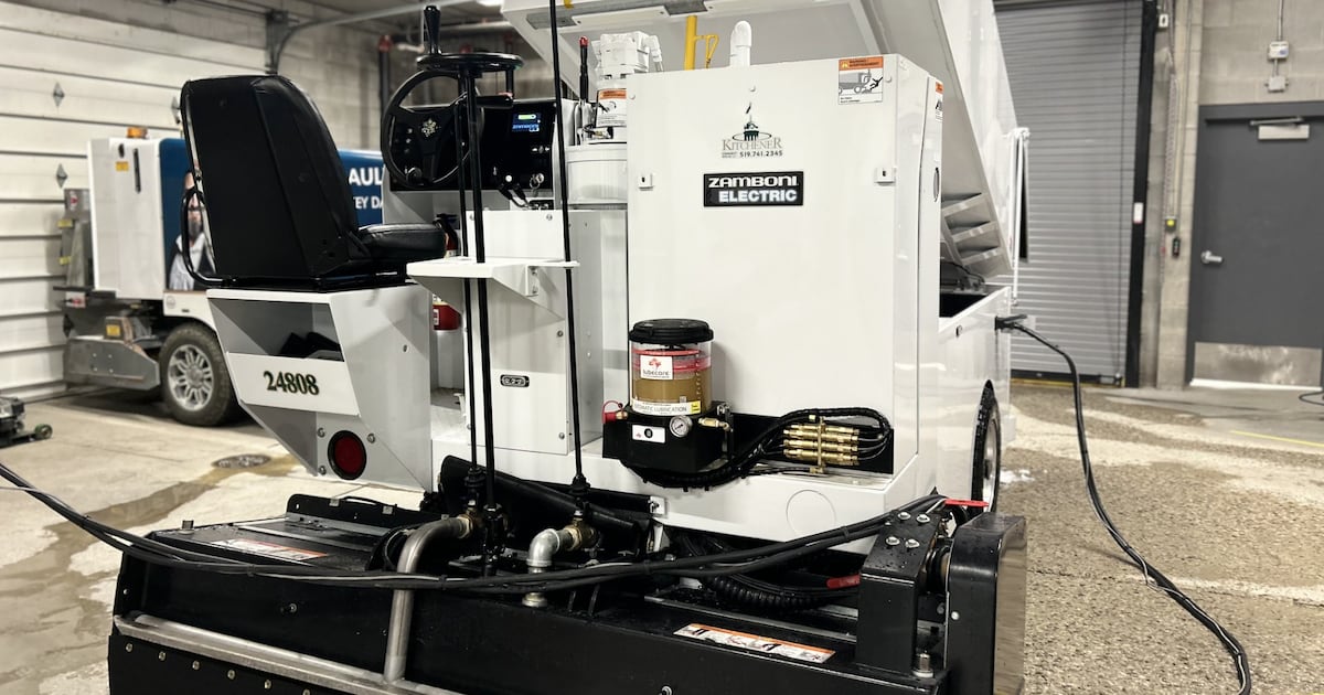 Kitchener charged up over new electric Zamboni fleet