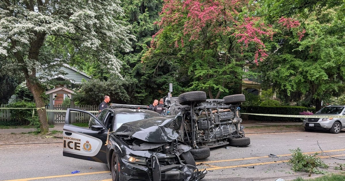 Senior critically injured, officers hospitalized after vehicle ramming incident: police